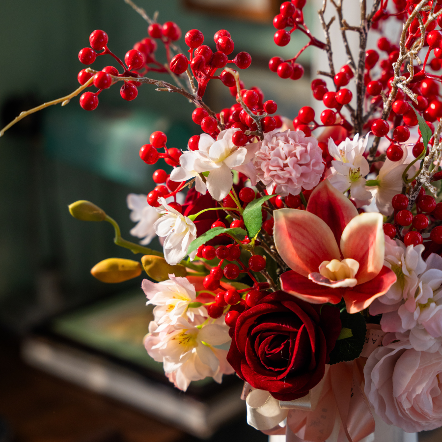  HOA TẾT - LYLY ĐỎ 