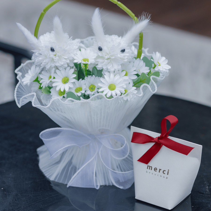  LẴNG THỎ TRẮNG - COUPLE KIT 