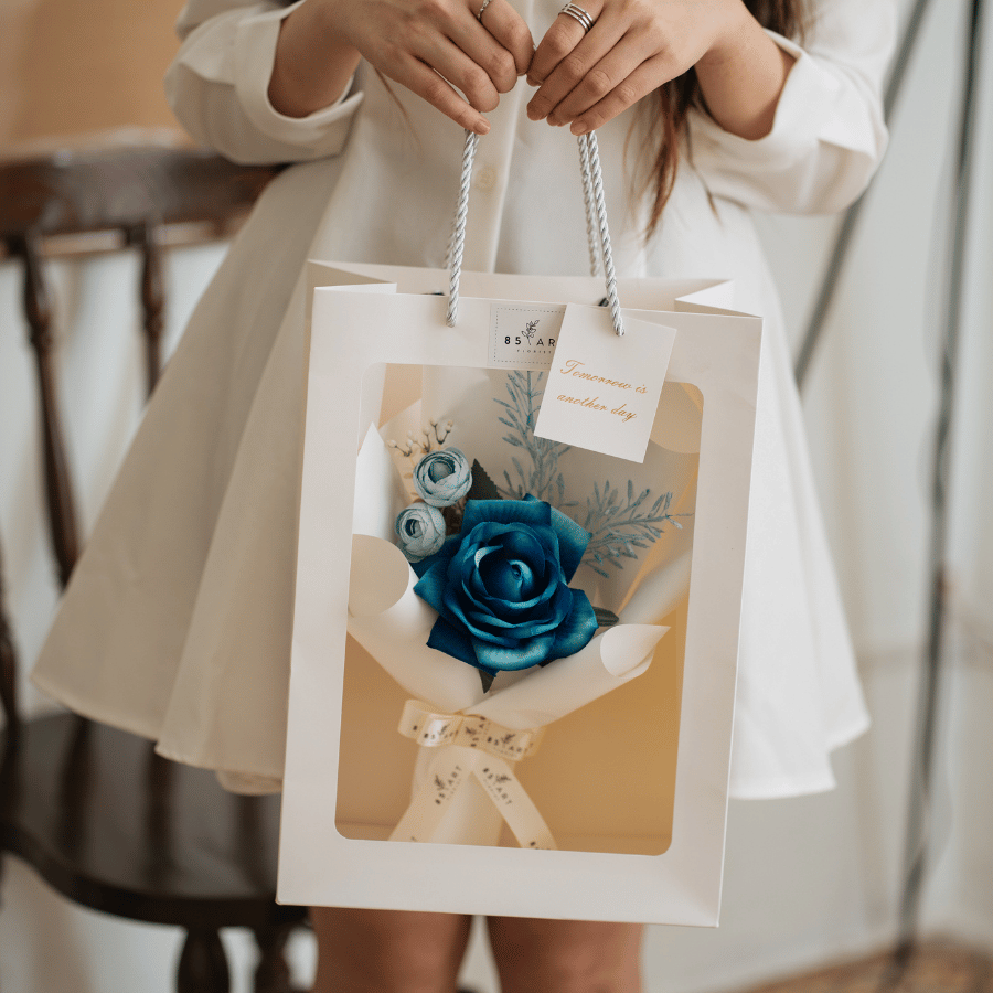  HỒNG XANH KÉT 1 BÔNG 