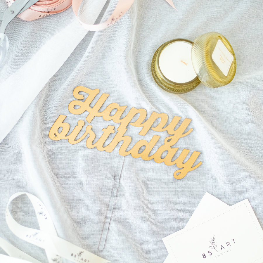  TOPPER - HAPPY BIRTHDAY 