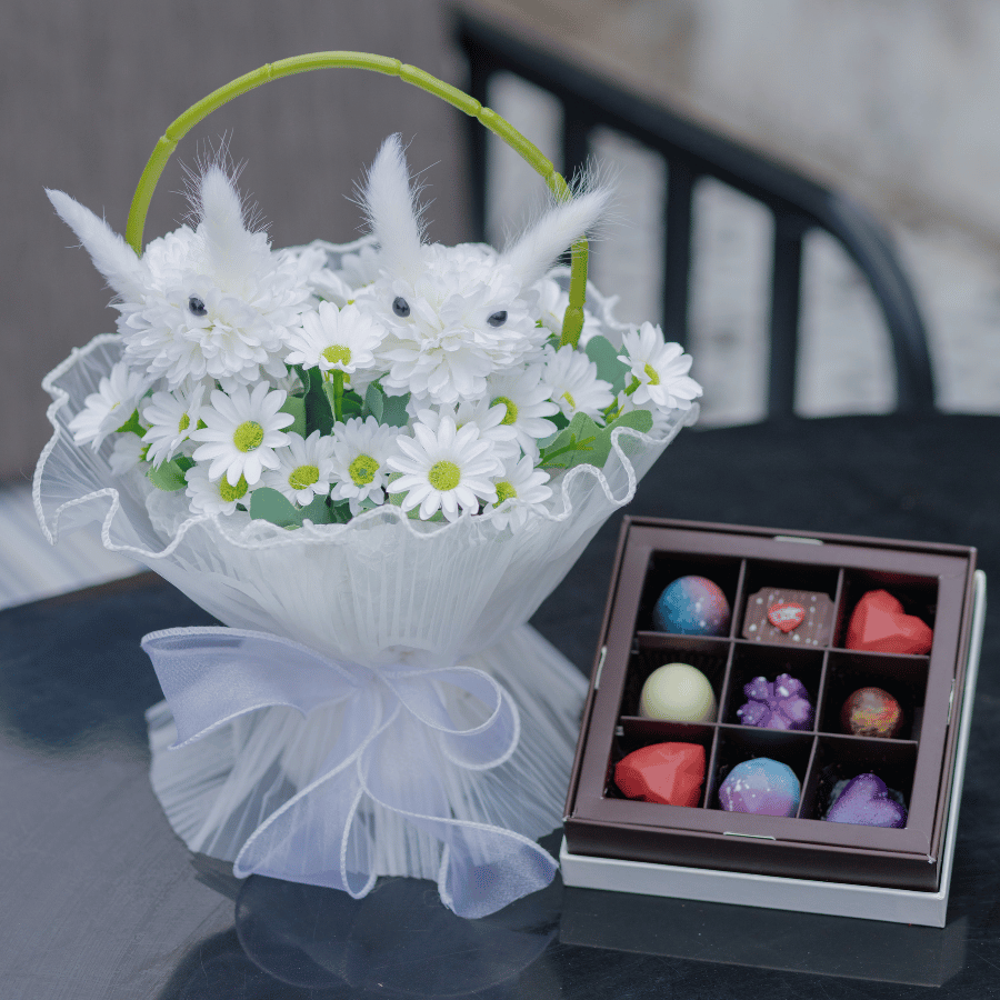  LẴNG THỎ TRẮNG - COUPLE KIT 