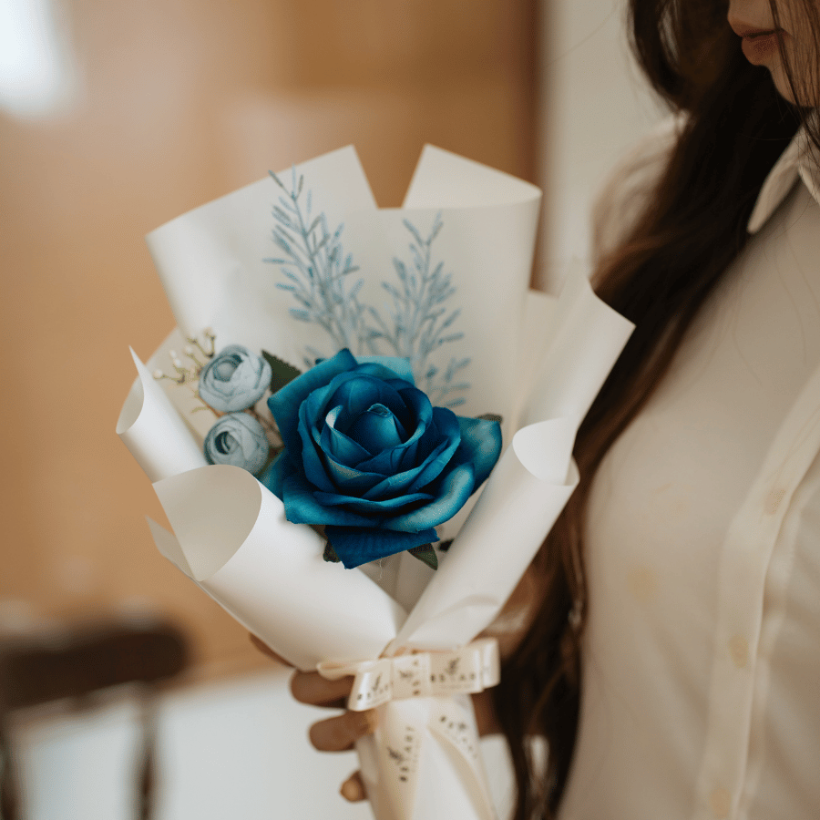  HỒNG XANH KÉT 1 BÔNG 