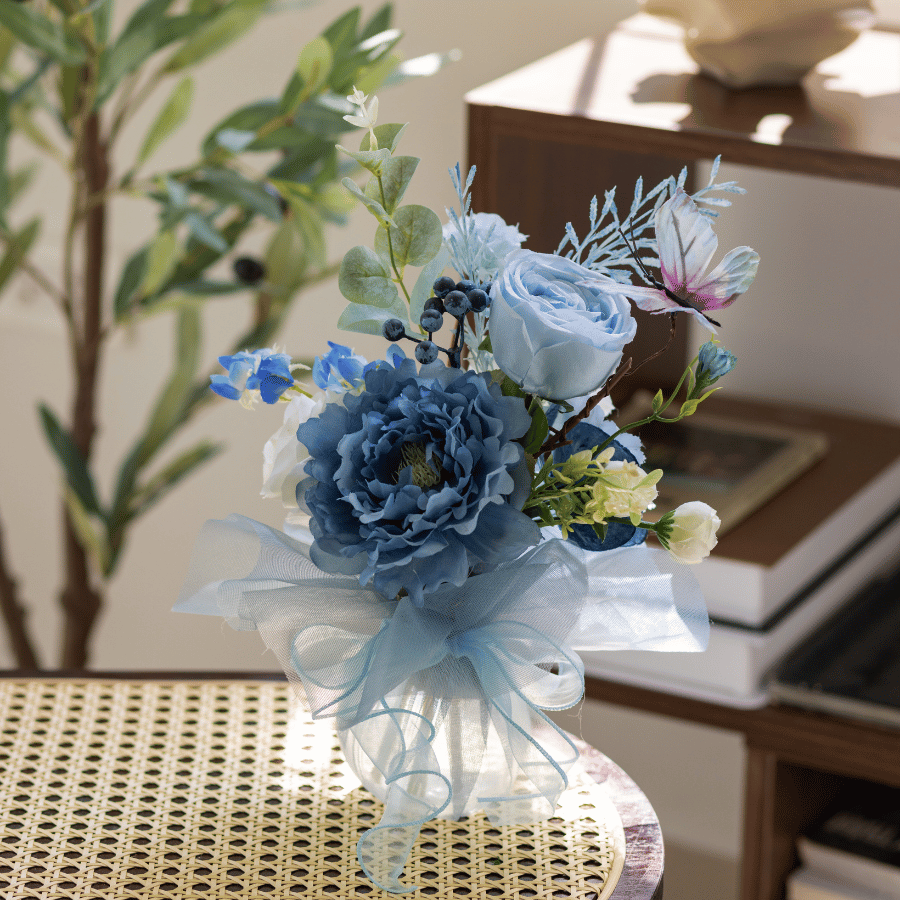  LỌ THỦY TINH - TONE XANH DƯƠNG 