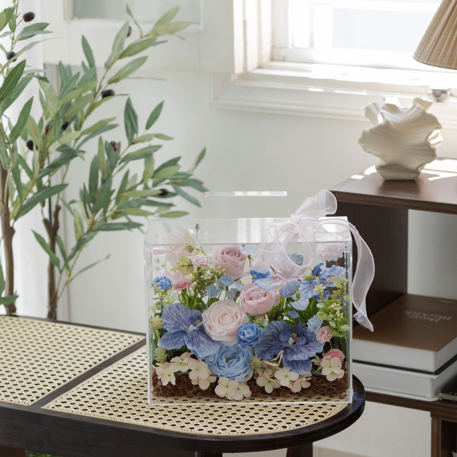  VALI MICA XANH HỒNG 