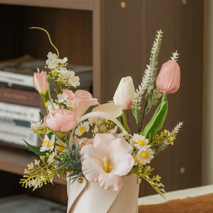  LEATHER BAG MINI - PINK 