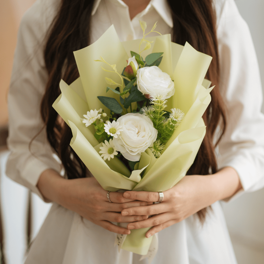  HỒNG TRẮNG 2 BÔNG 