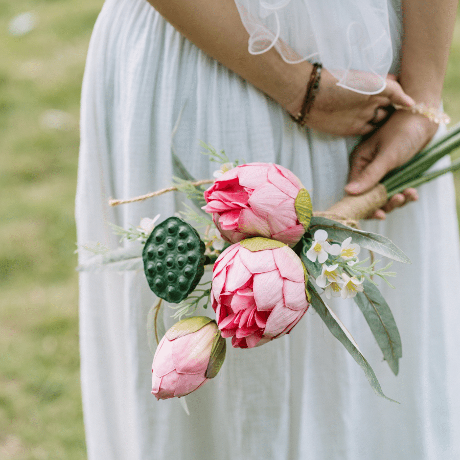  HOA CƯƠI - HOA SEN HỒNG 