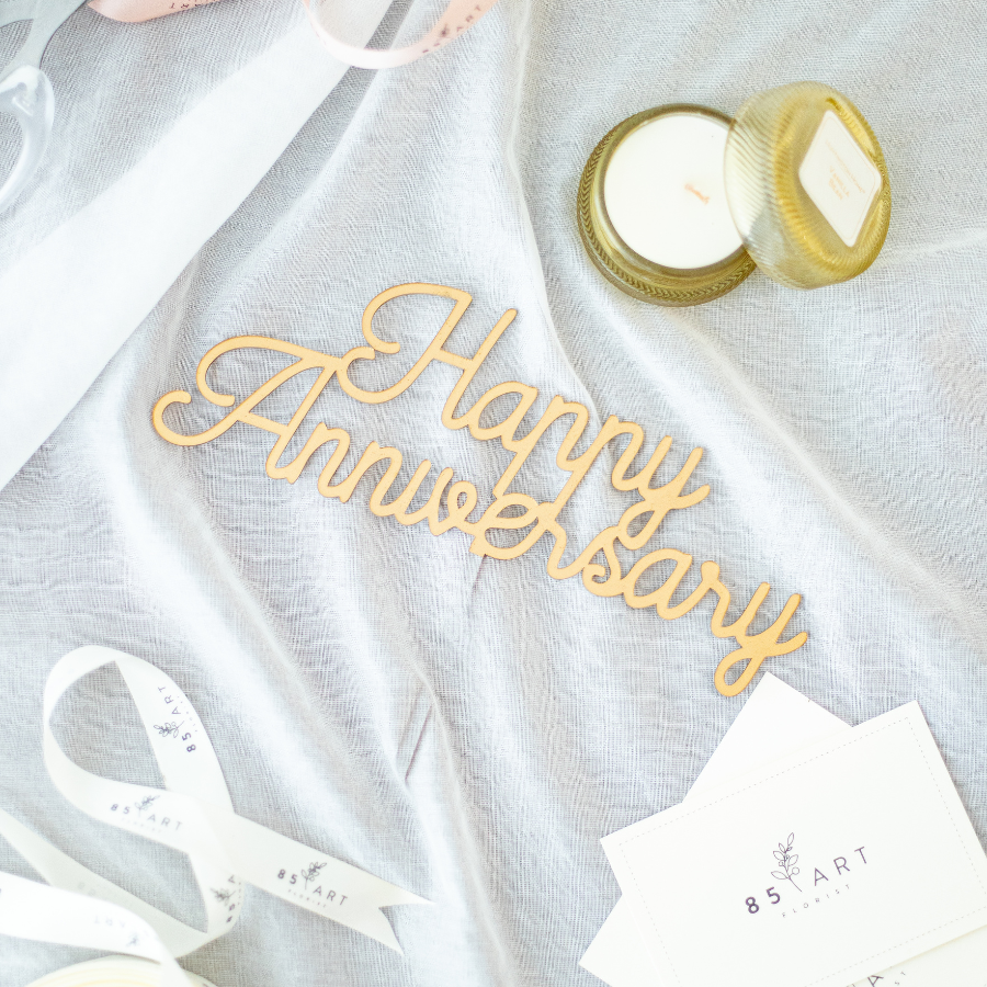  TOPPER - HAPPY ANNIVERSARY 