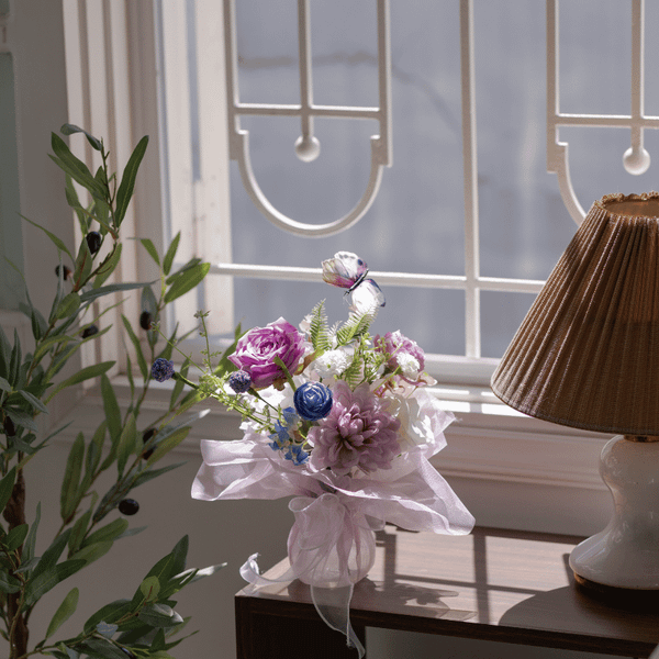  LỌ THỦY TINH - TONE TÍM 