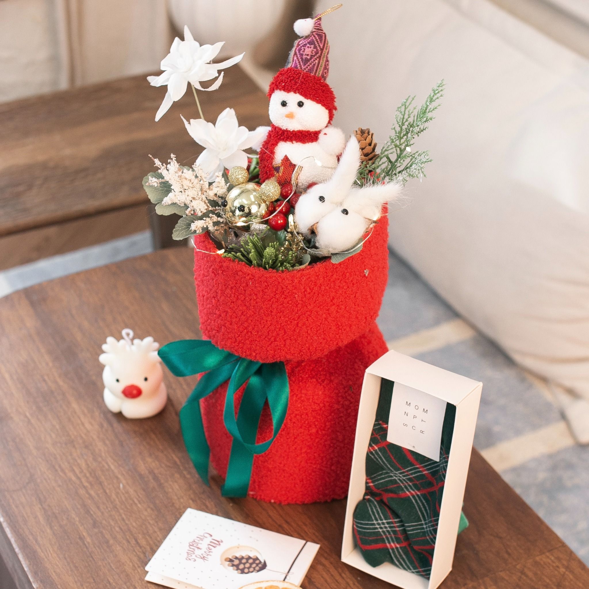  NOEL - SET NỈ ĐỎ SANTA 