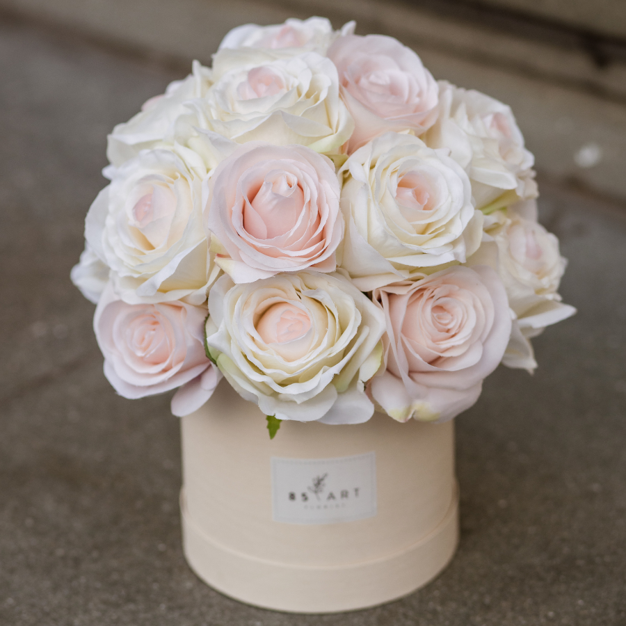  BALL BOX - PASTEL PINK S 