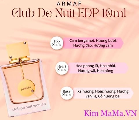 Nước hoa Nữ ARMAF Club de Nuit Woman EDP Vaporisateaur Spray 105ml