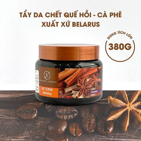 Tẩy Tế Bào Chết Body Exclusive Cosmetic Gel Scrub Slimming Coffee Cinnamon Cloves Quế Hồi 380g