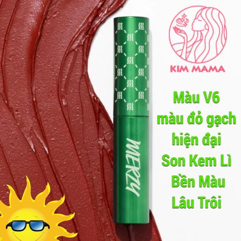 Lâu Trôi Merzy The First Velvet Tint V6 Xanh Lá Green Edition 4.5g