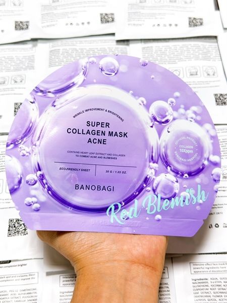 Mặt nạ giấy Banobagi Super Collagen Mask 30gr #Acne