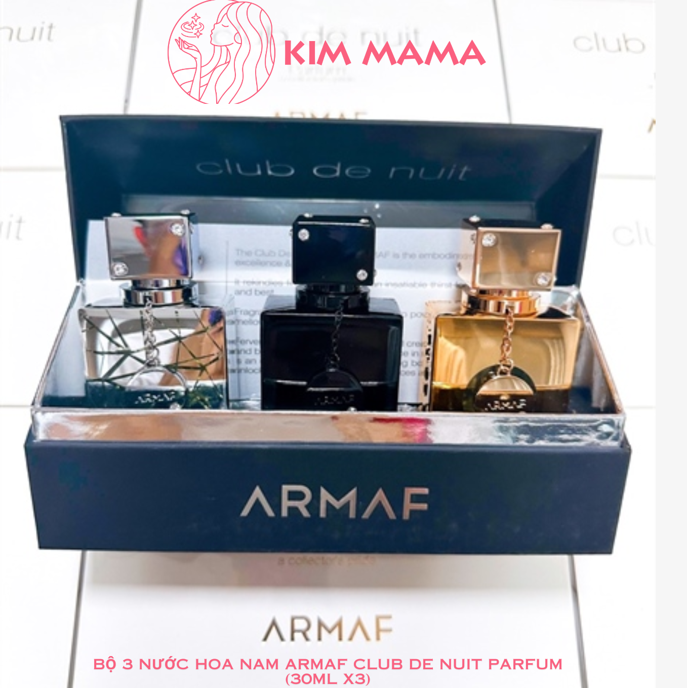 Bộ nước hoa Nam ARMAF Club de Nuit Parfum (30ml x3)