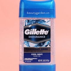 Lăn khử mùi cao suốt 12h Gillette Endurance Cool Wave Clear