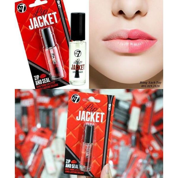 SON MÔI W7 LIP JACKET ZIP AND SEAL KIM MAMA