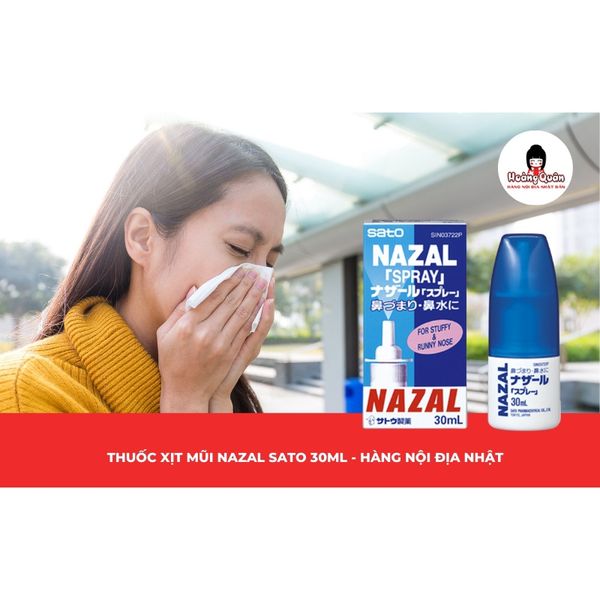 Xịt hỗ trợ viêm xoang, viêm mũi dị ứng Nazal 30ml – KIM MAMA