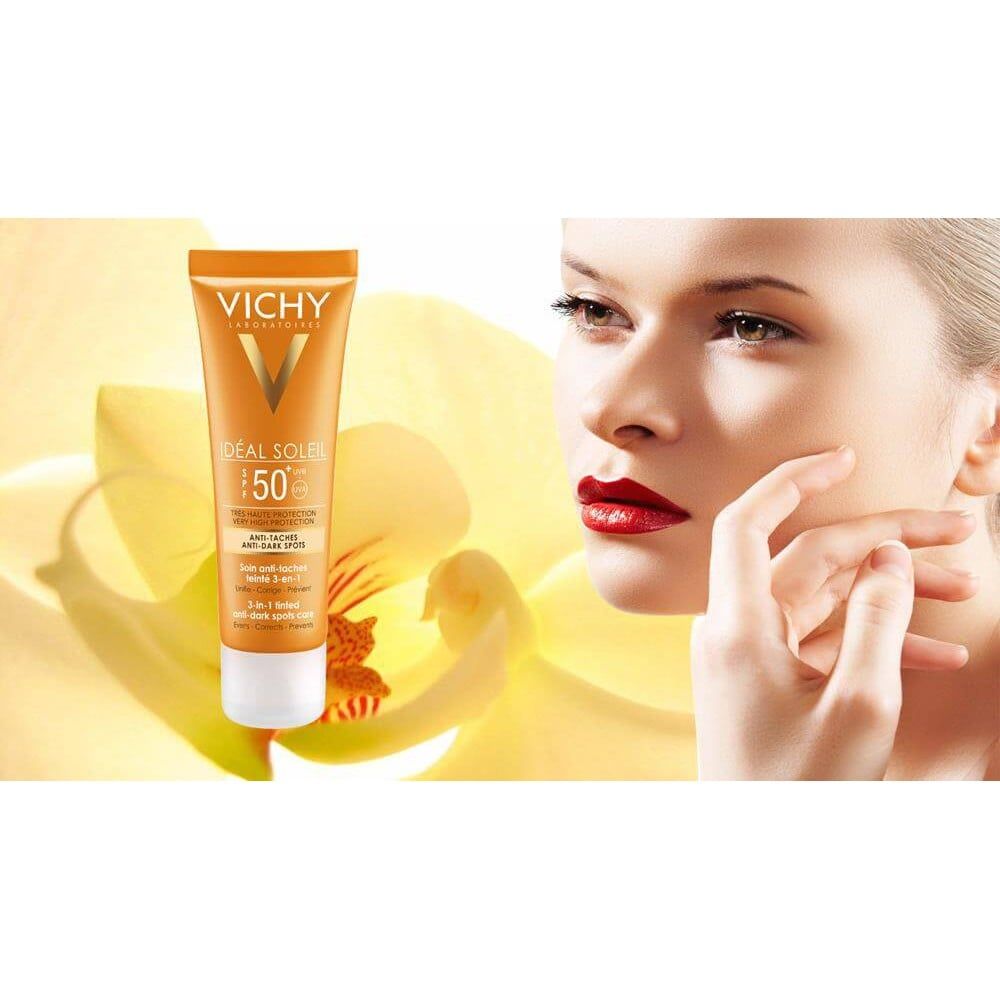 Kem Chống Nắng Vichy Mattifying Dry Touch Face Fluid 50ml (Bestseller)