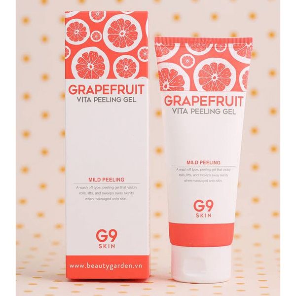 Gel Tẩy Tế Bào Chết Cho Mặt Và Body G9-Skin GrapeFruit Vita Peeling Gel