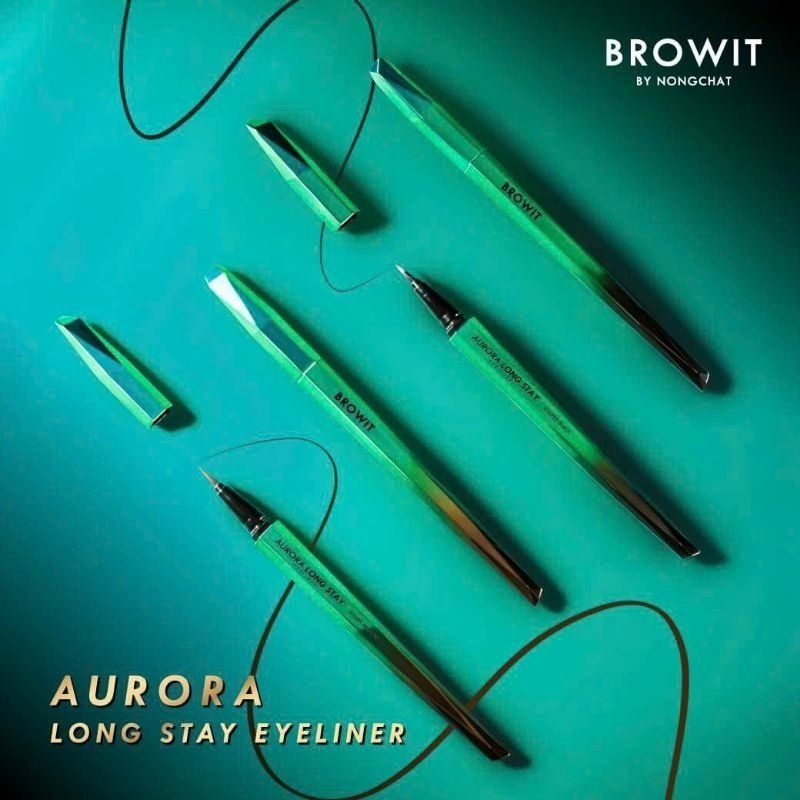 (Mẫu Xanh Mới) BÚT KẺ MẮT BROWIT AURORA LONGSTAY #2