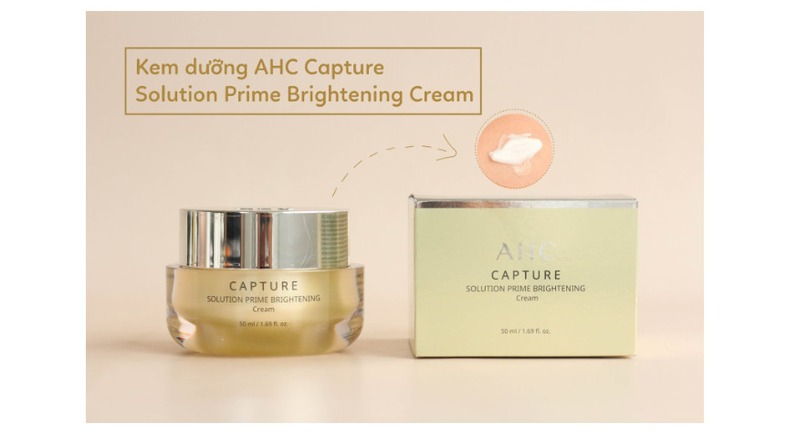 Kem dưỡng Trắng trên 25 tuổi AHC Capture Solution Prime Brightening ...