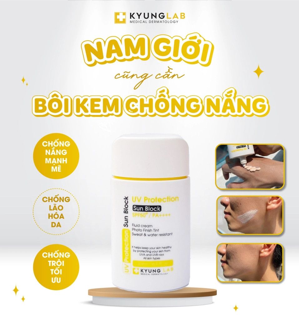 Kem chống nắng kết hợp 6 bộ lọc khô thoáng tức thì Kyung Lab UV Protection Sun Block 50ml