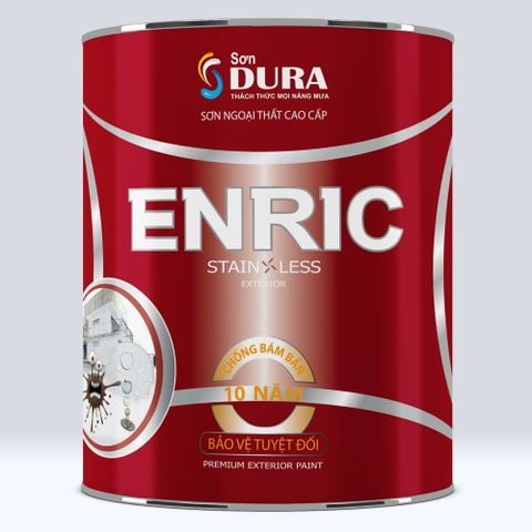  Sơn ngoại thất cao cấp Enric Chống Bám Bẩn Siêu Bóng 5L 