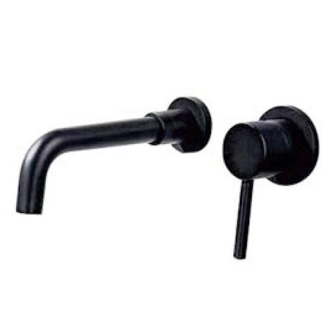  Vòi lavabo hoặc vòi chén nóng lạnh âm tường đồng thau sơn tĩnh điện KS - 6308D 