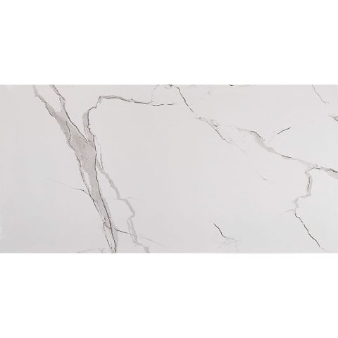  Gạch ốp lát đá bóng kính trắng vân khói khắc kim DFVDG-D - 60x120 