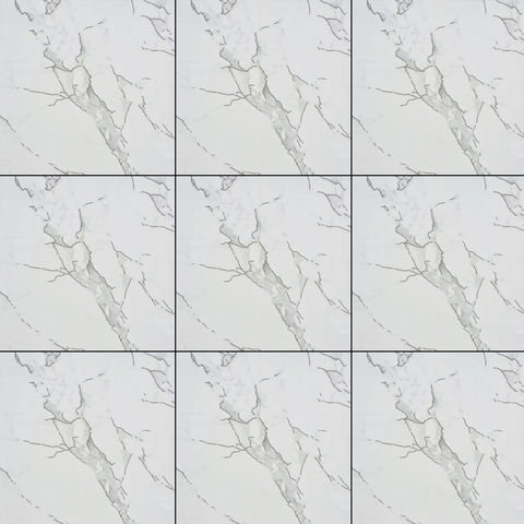  Gạch ốp lát đá bóng kính trắng vân khói khắc kim KH-VVZZD - 80x80 