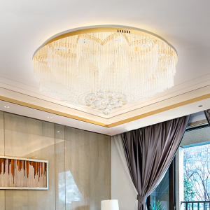  Đèn Mâm Tròn Pha Lê MC51001-9 Ф600 