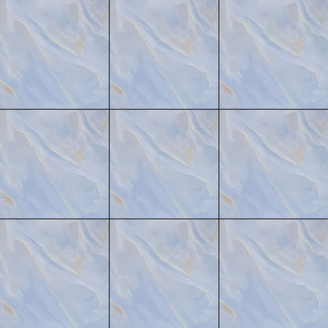  Gạch ốp lát đá bóng kính vân cẩm thạch xanh nhũ vàng KH-VVZZV - 80x80 