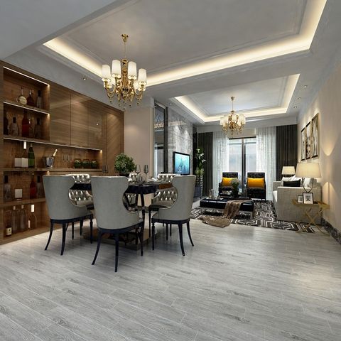  Gạch ốp lát giả gỗ mờ xám KC DVHM - 15x80 