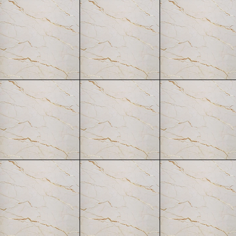  Gạch ốp lát đá bóng kính vàng gân khắc kim KH-VVZZT - 80x80 