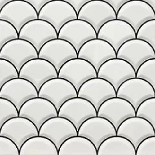 Gạch ốp lát men bóng vảy cá xanh LXW-GZ-DX - 30x30