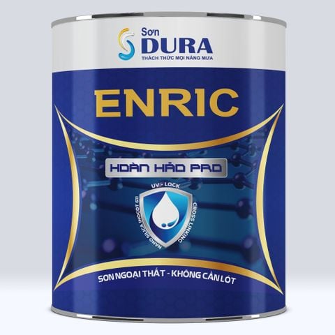  Sơn ngoại thất Enric PRO kháng muối kiềm không cần lót 