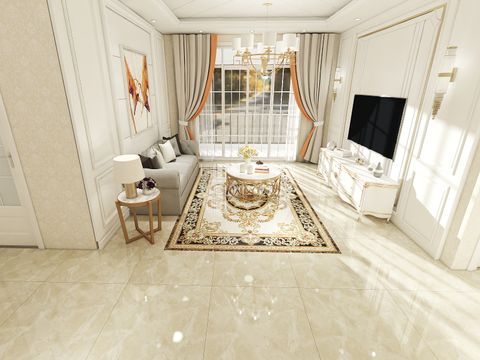  Gạch tranh thảm hoa văn NT-555 