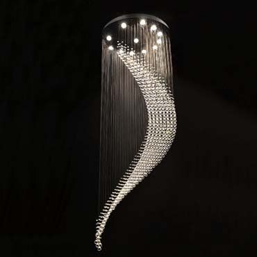  Đèn Chùm Thông Tầng Pha Lê 6105 - D600*H2000 