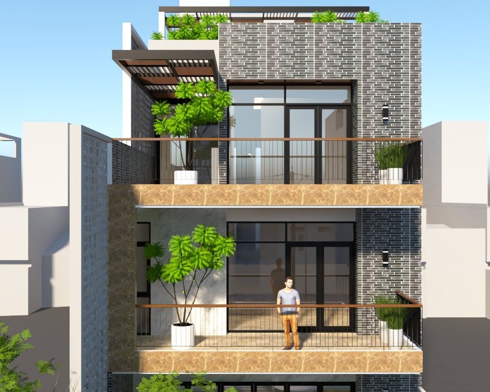 Gạch ốp trang trí men mờ sọc xám đen NGZNM - 30x60