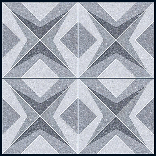 Gạch lát nền men mờ hoa văn khuôn xéo TK-GFZD - 30x30