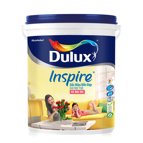  Sơn nội thất kinh tế Dulux Inspire mờ 39A 