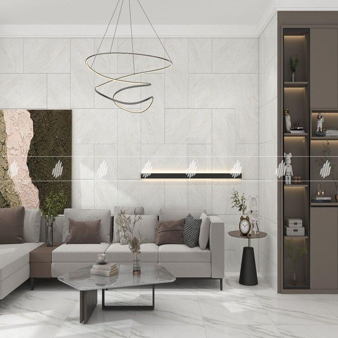 Gạch ceramic cao cấp kháng khuẩn CLOUD001-H+ - 40x80