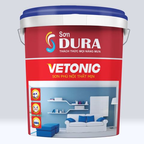  Sơn nội thất màng sơn láng mịn, màu sắc tươi sáng Vetonic 