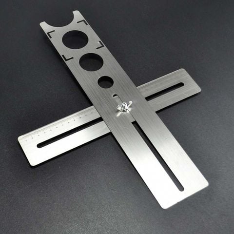  Thước định vị lỗ khoét gạch inox 