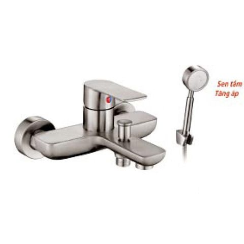  Bộ củ - dây - tay sen (tăng áp) nóng lạnh inox 304 KS - 5121 