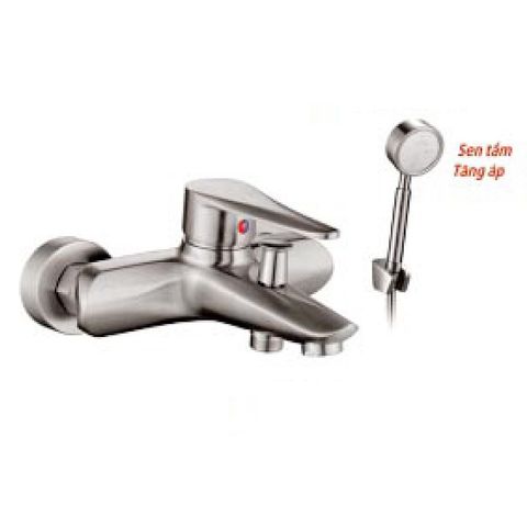  Bộ củ - dây - tay sen (tăng áp) nóng lạnh inox 304 KS - 5127 