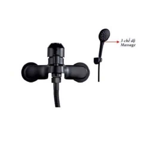  Bộ củ - dây - tay sen (3 chế độ) nóng lạnh đồng thau sơn tĩnh điện KS - 5101D 