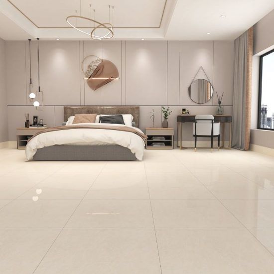 Gạch ốp lát đá bóng kính vân đá kem vàng DA005 - 60x60